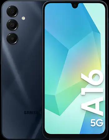 SM-A166F Galaxy A16 5G Blue Black Front SM-A166F Galaxy A16 5G Blue Black Front