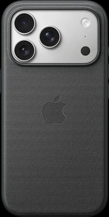 iPhone 17 Pro Silver Black TechWoven Case with MagSafe Pure Back iPhone 17 Pro Silver Black TechWoven Case with MagSafe Pure Back
