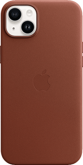 iPhone 14 Plus Starlight Umber Leather Case with MagSafe Pure Back Screen USEN iPhone 14 Plus Starlight Umber Leather Case with MagSafe Pure Back Screen USEN