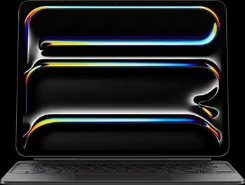 iPad Pro 13 inch M4 Chip Black Magic Keyboard Pure Front iPad Pro 13 inch M4 Chip Black Magic Keyboard Pure Front