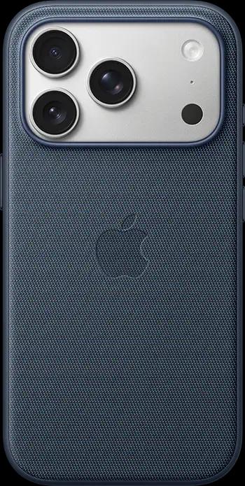 iPhone 17 Pro Silver Blue TechWoven Case with MagSafe Pure Back iPhone 17 Pro Silver Blue TechWoven Case with MagSafe Pure Back