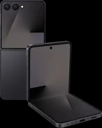 Samsung Galaxy Z Flip7 tabletopl30back jetblack Samsung Galaxy Z Flip7 tabletopl30back jetblack