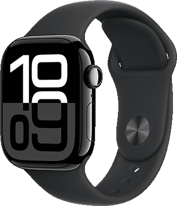 Apple Watch Series 10 Cellular 42mm Jet Black Aluminum Black Sport Band 1 Apple Watch Series 10 Cellular 42mm Jet Black Aluminum Black Sport Band 1