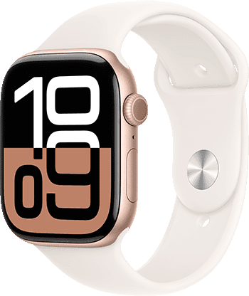 Apple Watch Series 10 Cellular 46mm Rose Gold Aluminum Light Blush Sport Band 1 Apple Watch Series 10 Cellular 46mm Rose Gold Aluminum Light Blush Sport Band 1