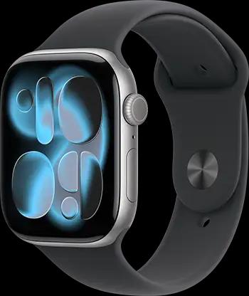 Apple Watch Series 11 46mm Space Gray Aluminum Black Sport Band 34FR Apple Watch Series 11 46mm Space Gray Aluminum Black Sport Band 34FR