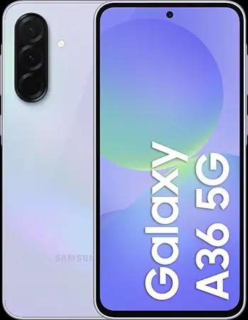 Samsung Galaxy A36 5G Awesome Lavender Front Samsung Galaxy A36 5G Awesome Lavender Front