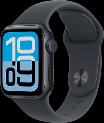 Apple Watch SE 3 Cellular - 40mm Midnight Aluminum Midnight Sport Band 34FR Screen Apple Watch SE 3 Cellular - 40mm Midnight Aluminum Midnight Sport Band 34FR Screen