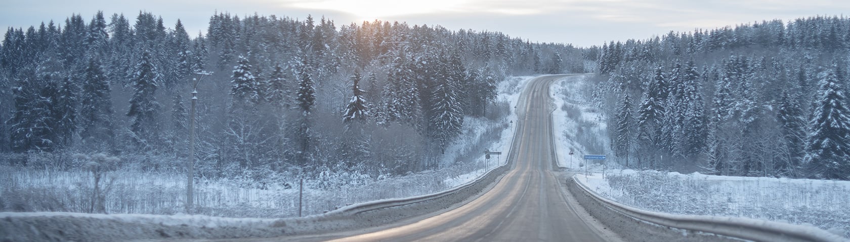 Motorvei, snø