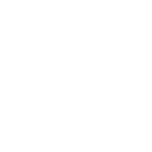 LPGA logo: White silhouette of female golfer swinging club.