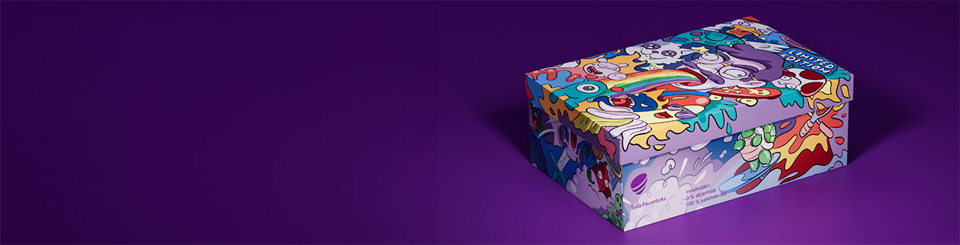 Limited Edition "Pauseboks" for kids - designed by Christopher Robin Omdahl